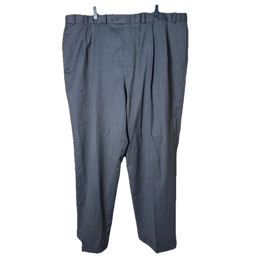 Lauren Ralph Lauren Mens Pants Gray Grey Size 42x30 Total Comfort LRL 100% Wool